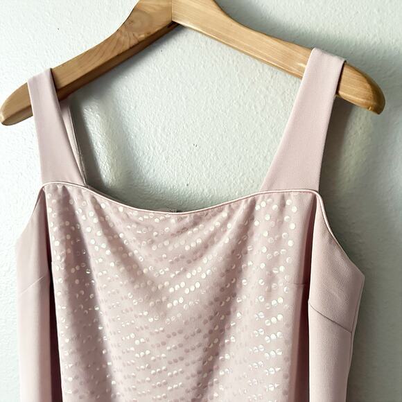 Vintage Patra Blush Pink Sequin Knee Length Dress Women’s Size 14 - Picture 4 of 12